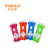La vente chaude de Weidasi a mené la lumière rechargeable lumineuse de torche solaire avec le bon matériel